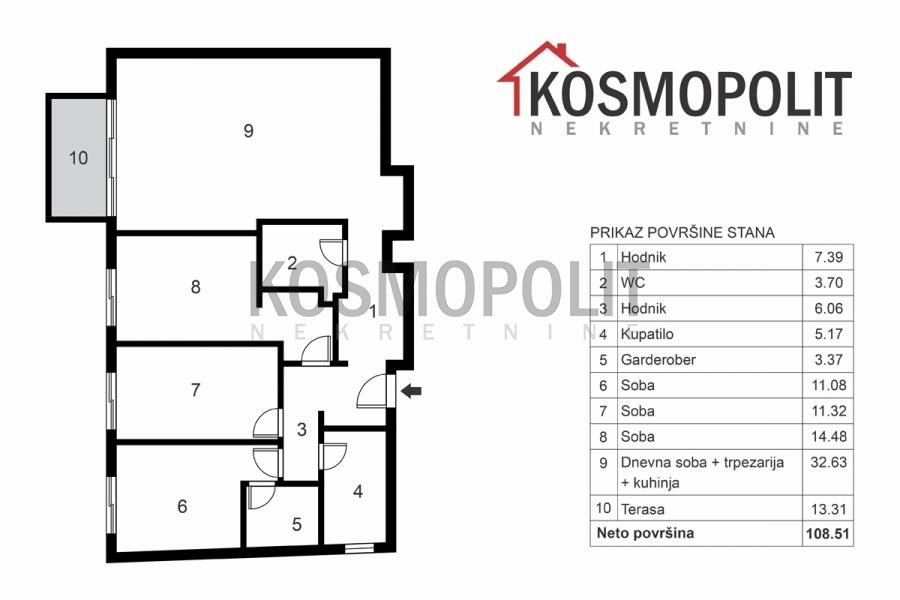 Prodaja, Pančevo - 108 m2 - 4.0 - LUX  novogradnja